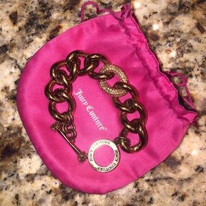 Juicy couture gold chain bracelet